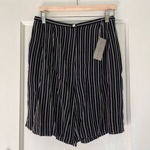 NWT Emil Rutenberg pinstripe shorts